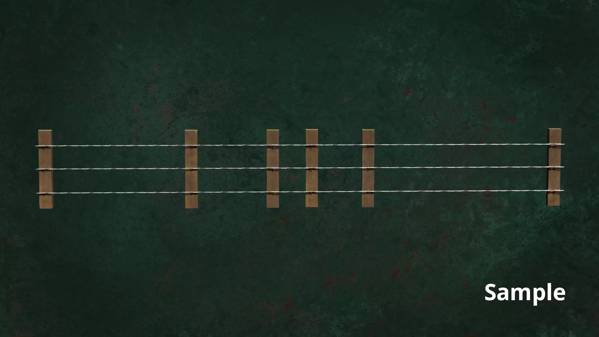 Military FencesWireB Series Metal Fortress Obstacle- N3P 3D model_14