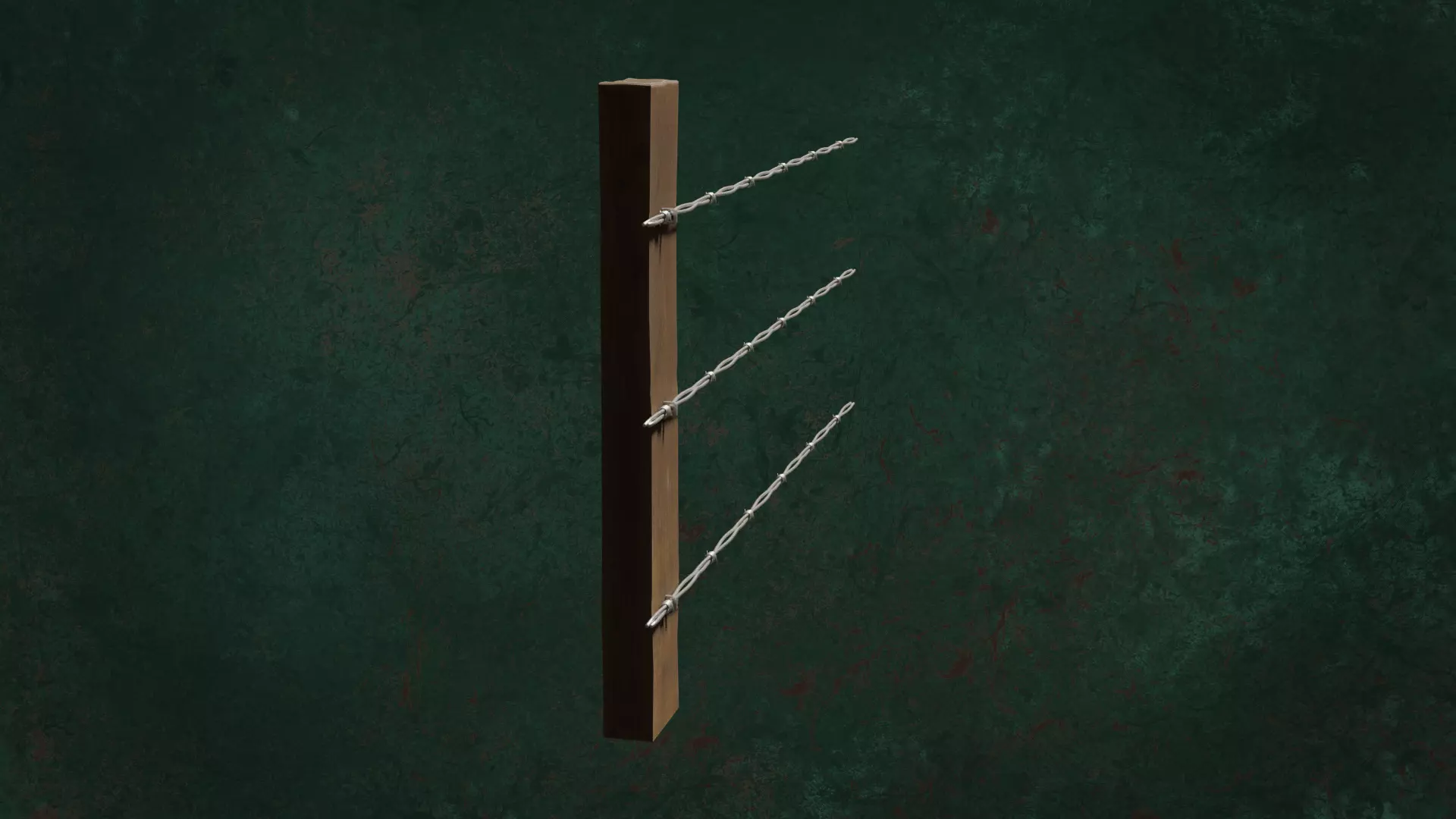 Military FencesWireB Series Metal Fortress Obstacle- N3P 3D model_4