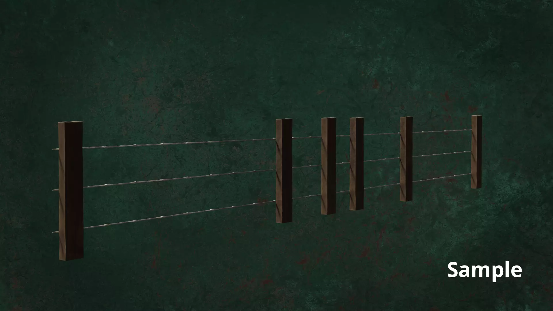 Military FencesWireB Series Metal Fortress Obstacle- N3P 3D model_17