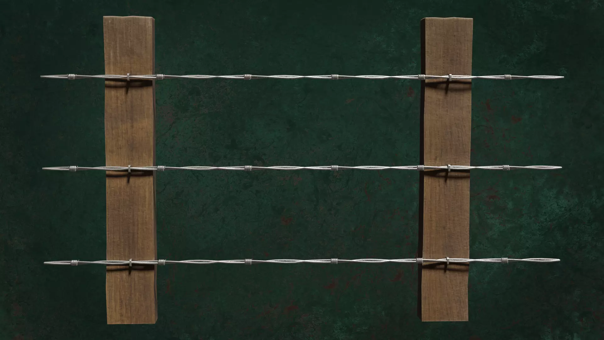 Military FencesWireB Series Metal Fortress Obstacle- N3P 3D model_5