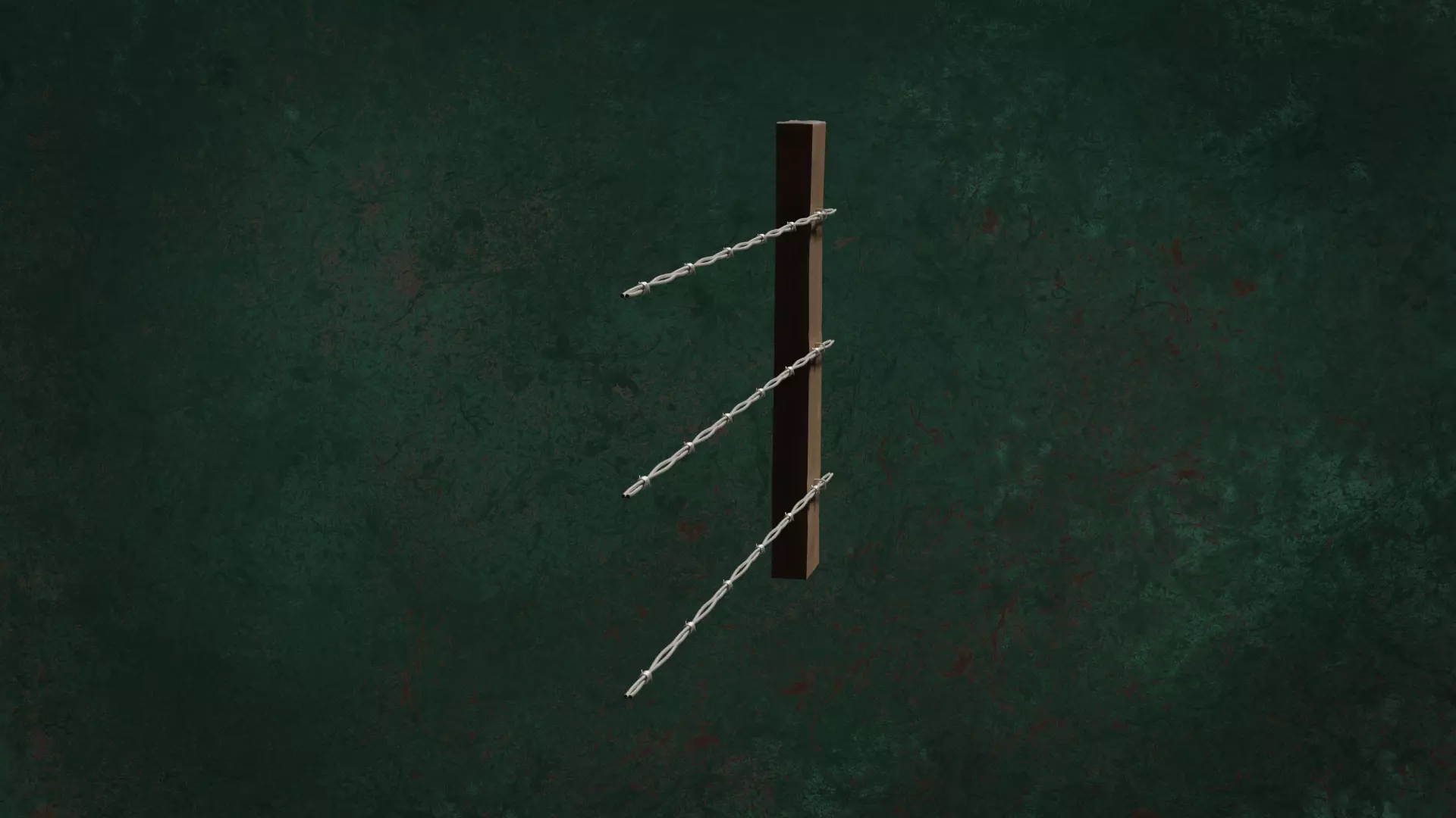 Military FencesWireB Series Metal Fortress Obstacle- N3P 3D model_3