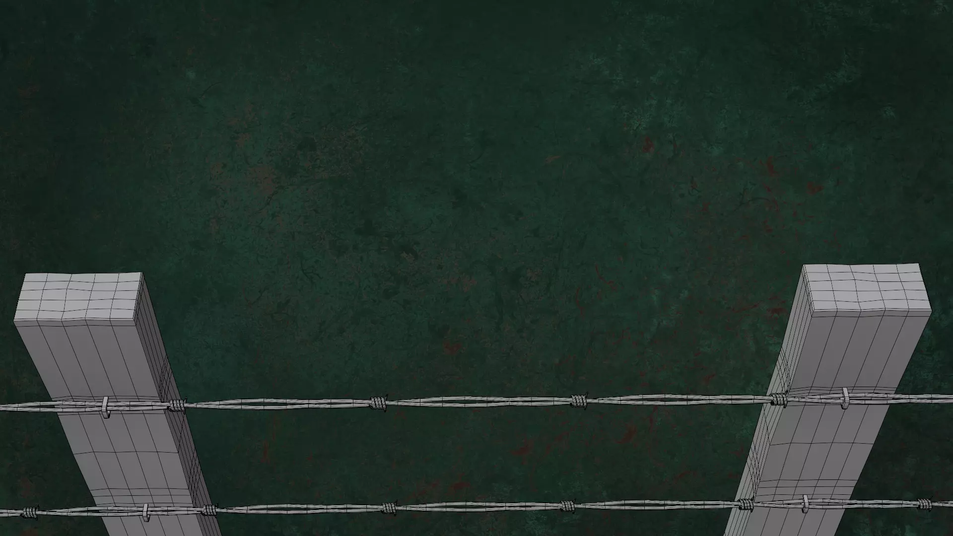 Military FencesWireB Series Metal Fortress Obstacle- N3P 3D model_25