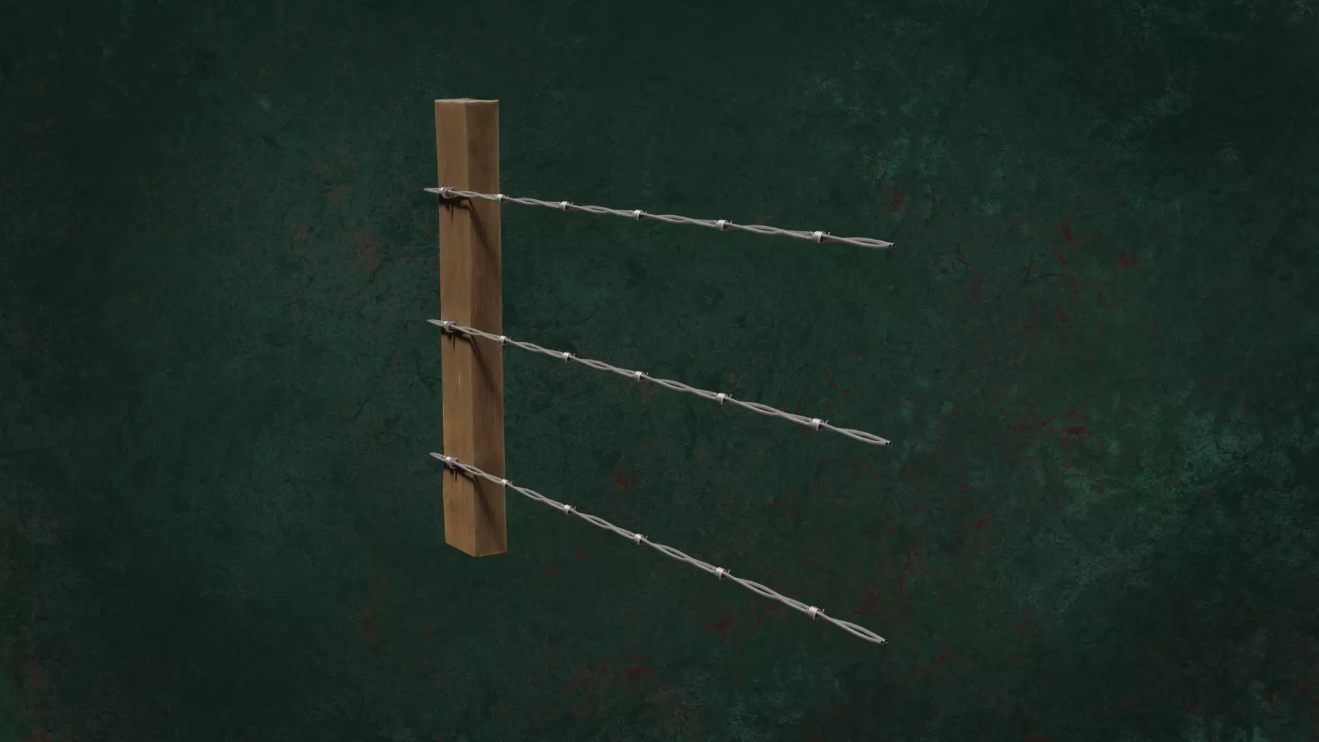 Military FencesWireB Series Metal Fortress Obstacle- N3P 3D model_12