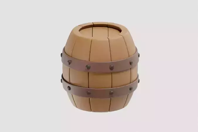 Wooden oil Barrel