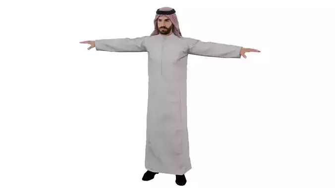 Arab man rigged
