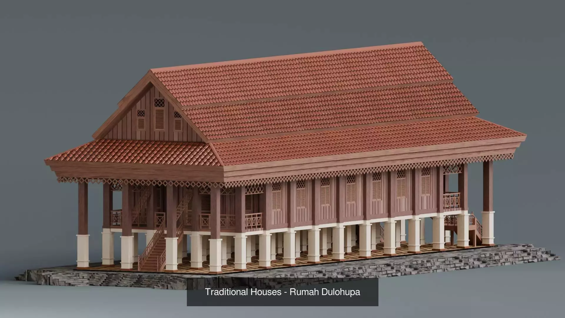 Traditional Houses - Bundle Edition 3D Model Collection_13
