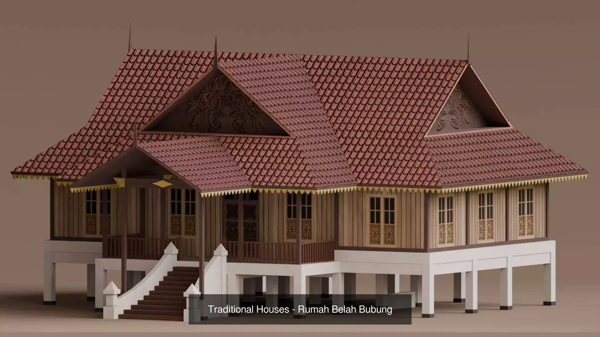 Traditional Houses - Bundle Edition 3D Model Collection_8