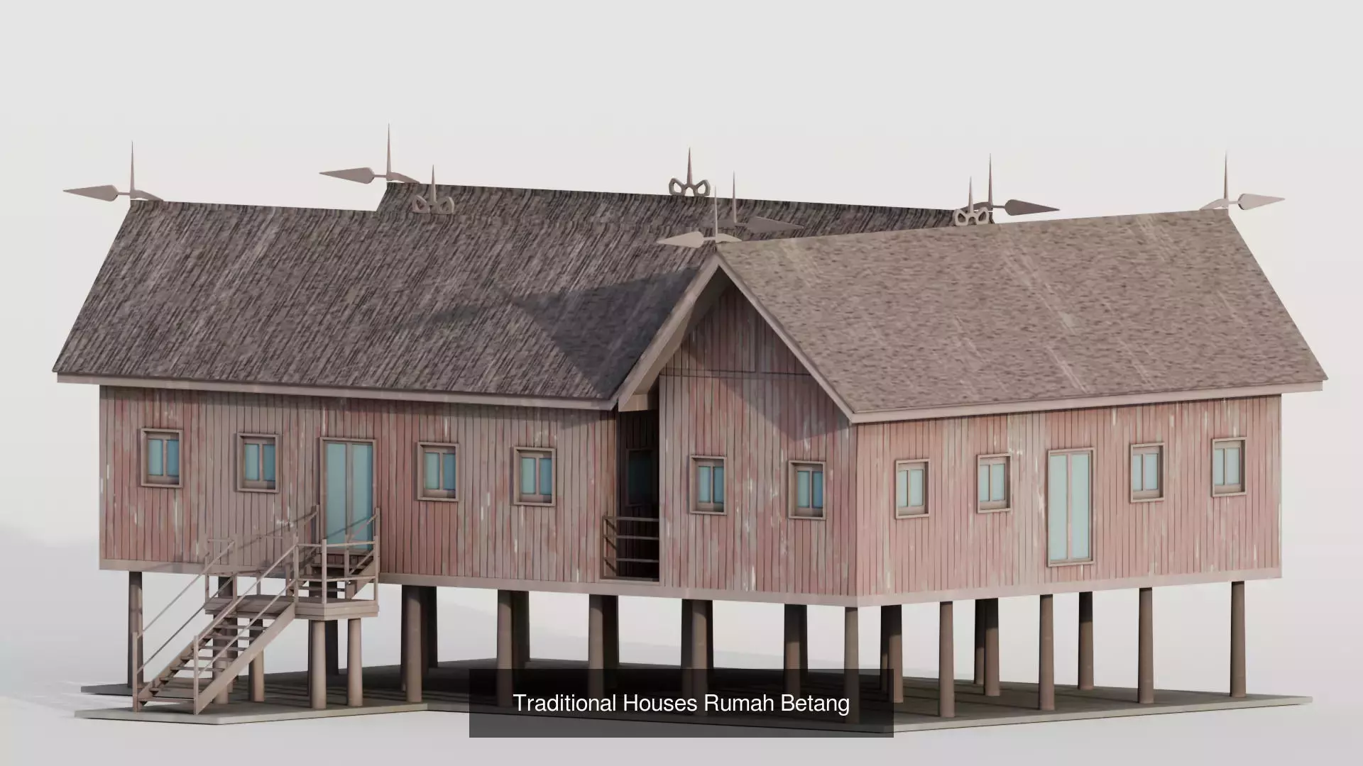 Traditional Houses - Bundle Edition 3D Model Collection_31