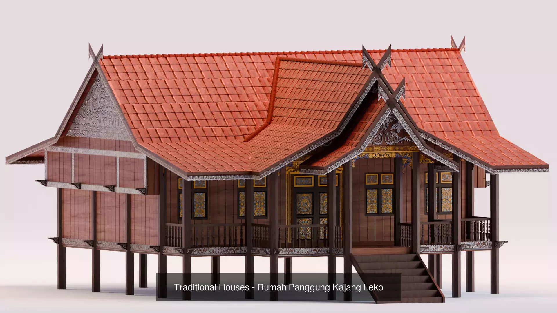 Traditional Houses - Bundle Edition 3D Model Collection_24
