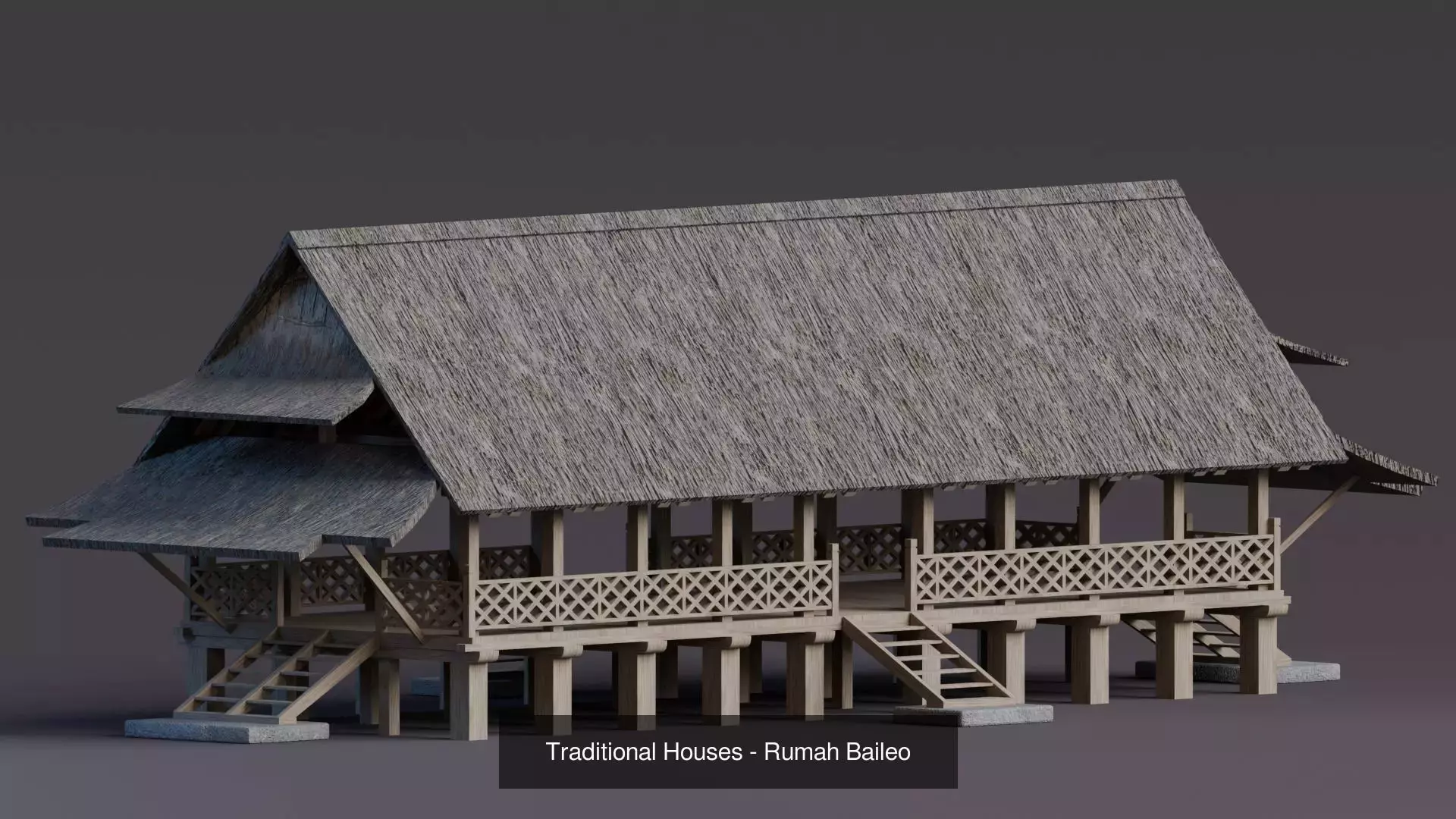Traditional Houses - Bundle Edition 3D Model Collection_4