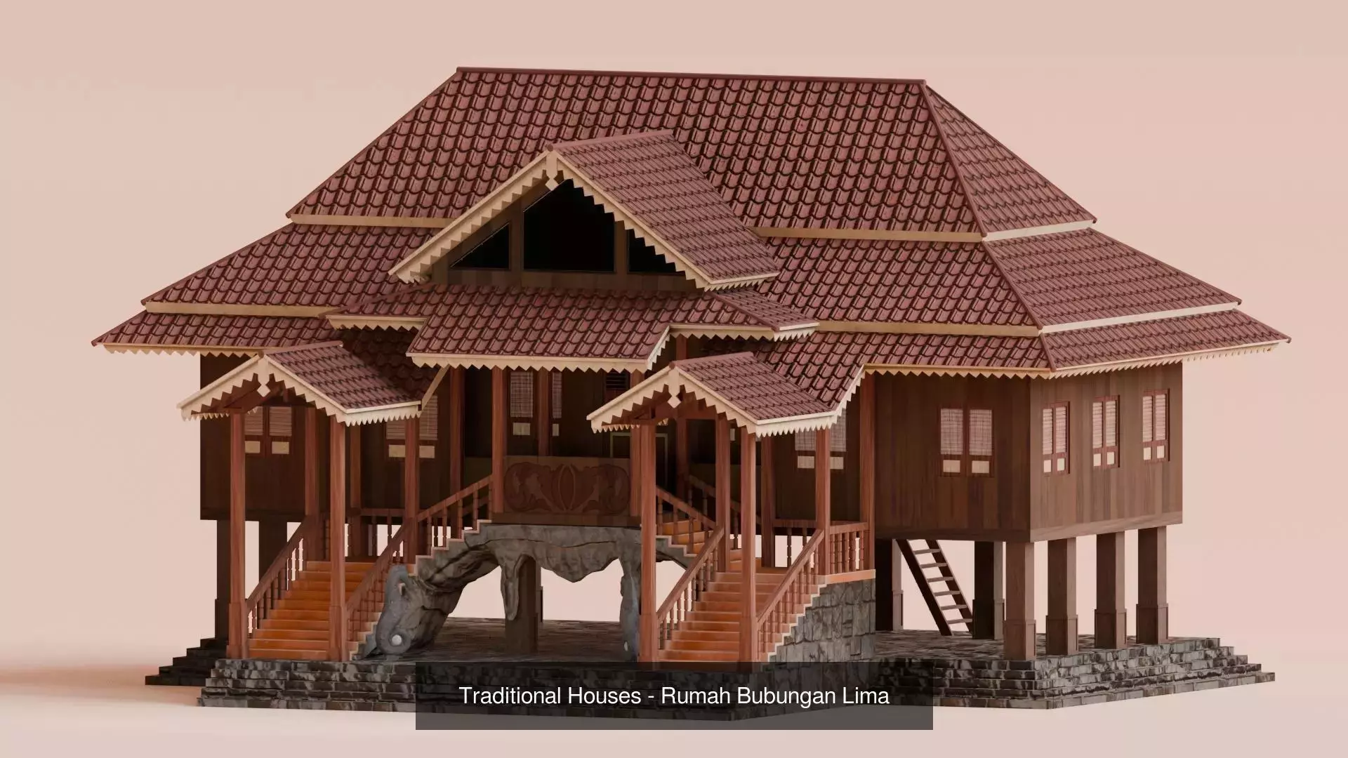 Traditional Houses - Bundle Edition 3D Model Collection_11