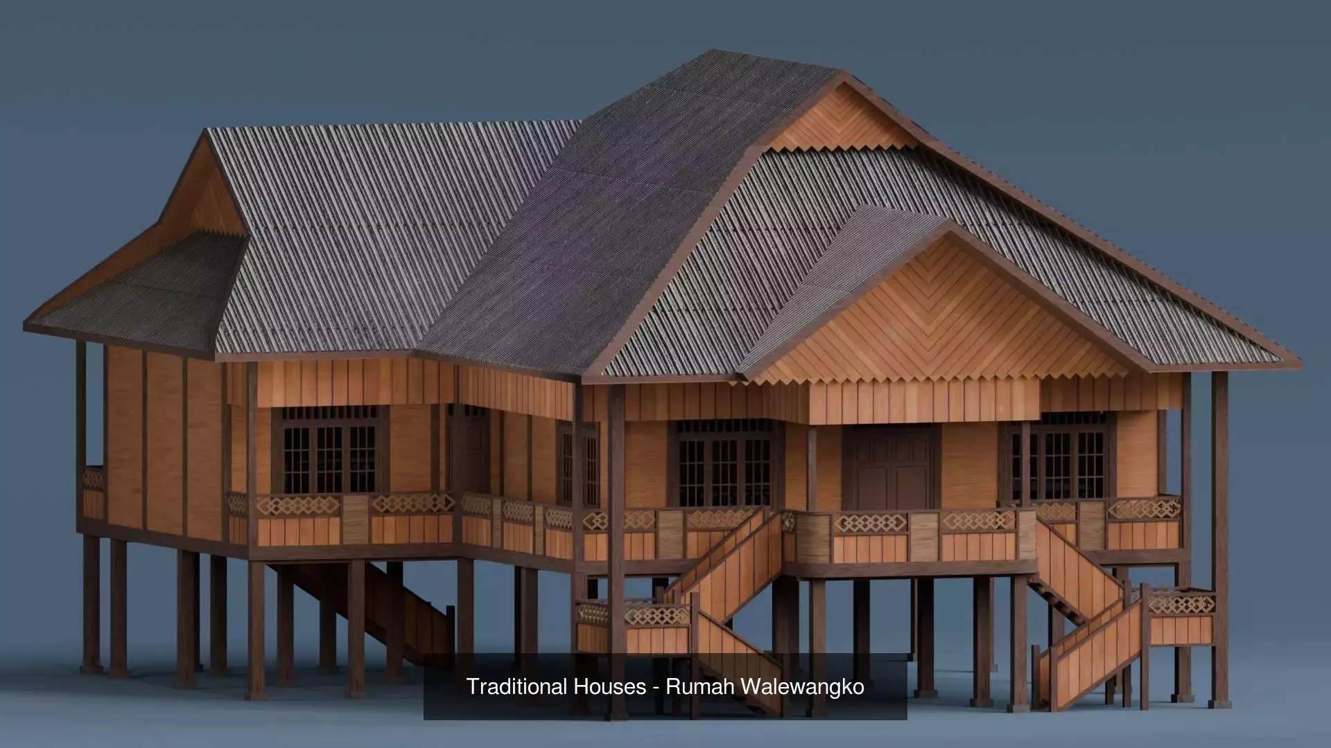 Traditional Houses - Bundle Edition 3D Model Collection_30