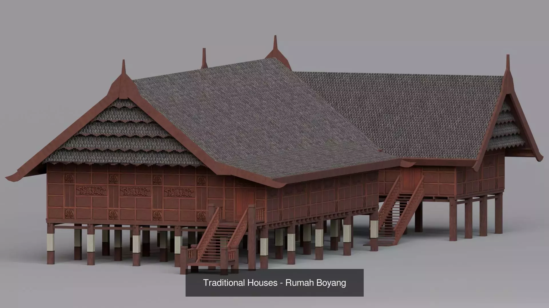 Traditional Houses - Bundle Edition 3D Model Collection_10