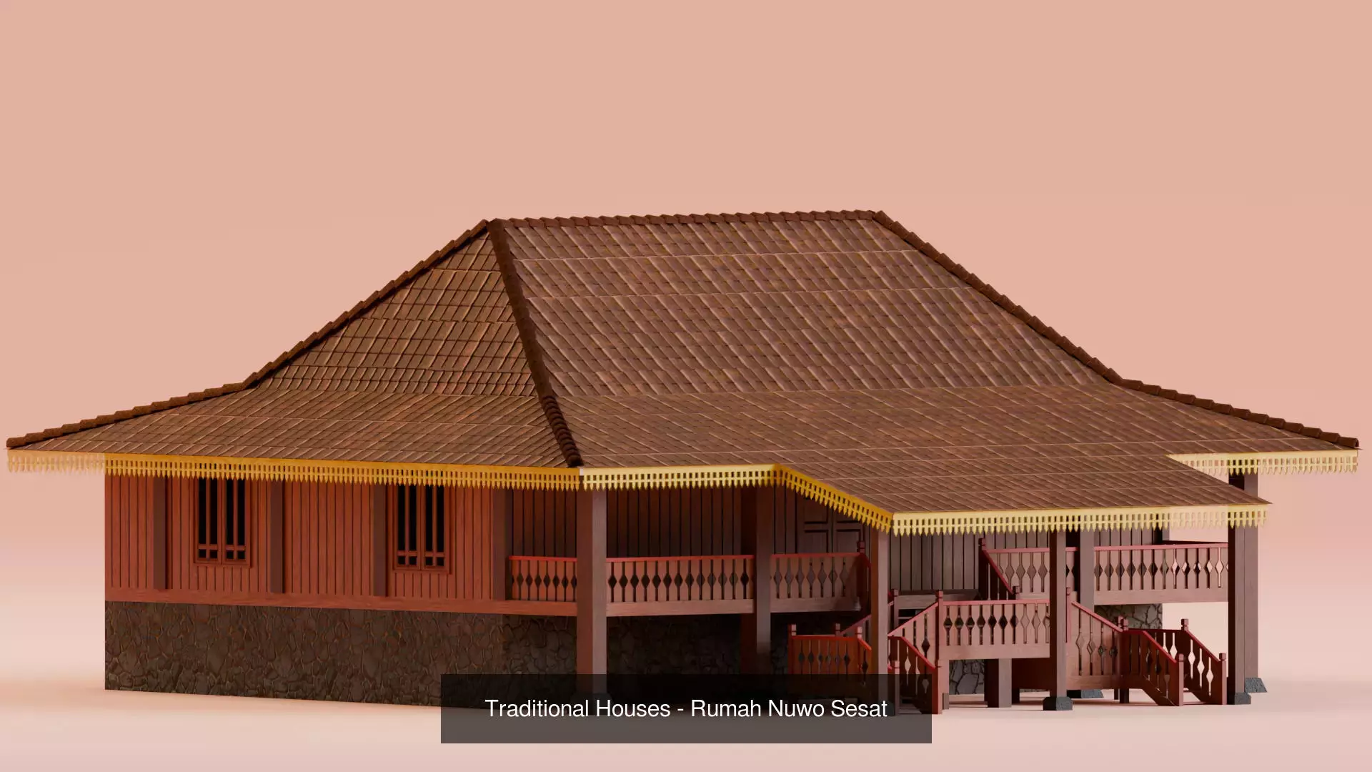 Traditional Houses - Bundle Edition 3D Model Collection_23
