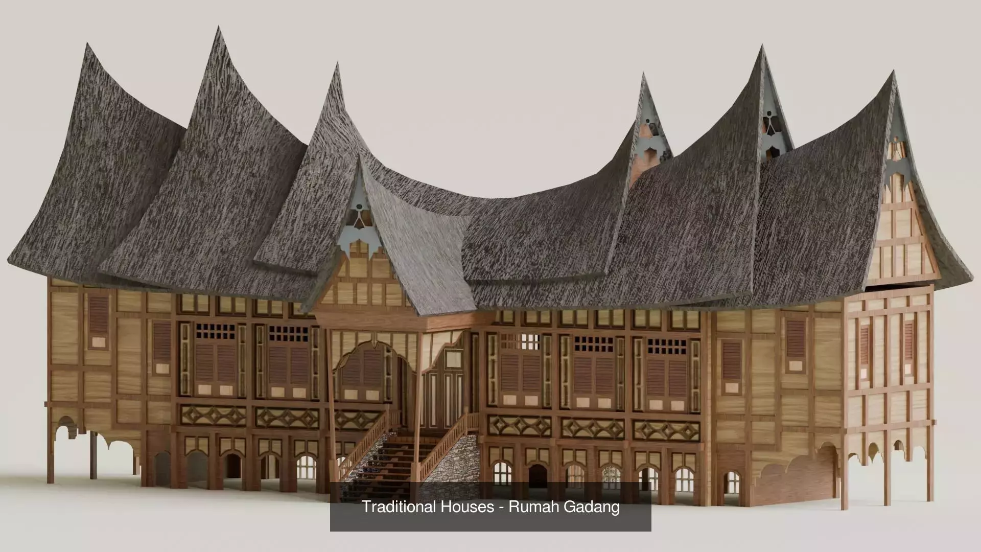 Traditional Houses - Bundle Edition 3D Model Collection_14