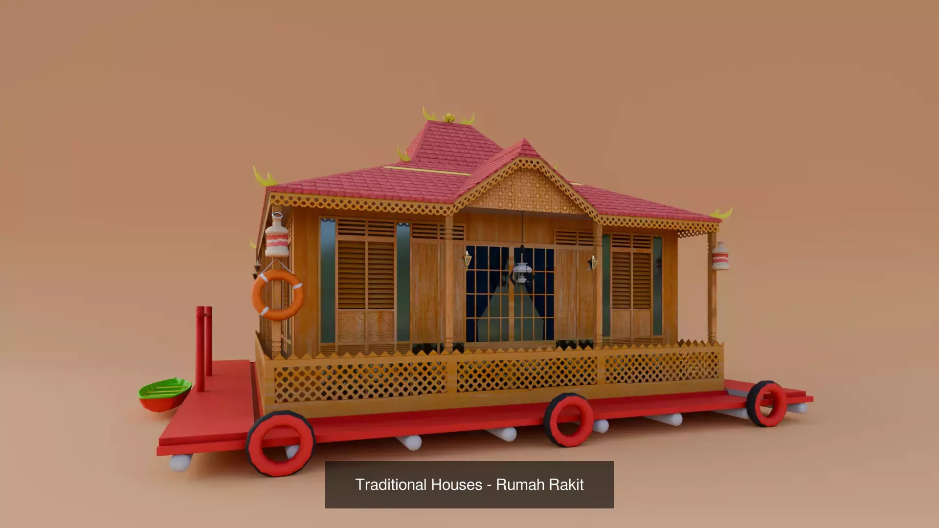 Traditional Houses - Bundle Edition 3D Model Collection_33