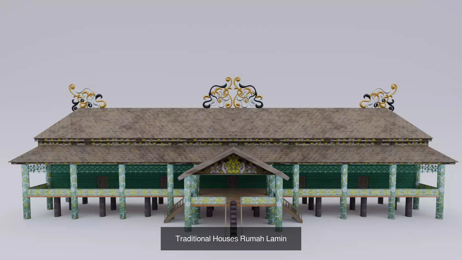 Traditional Houses - Bundle Edition 3D Model Collection_32
