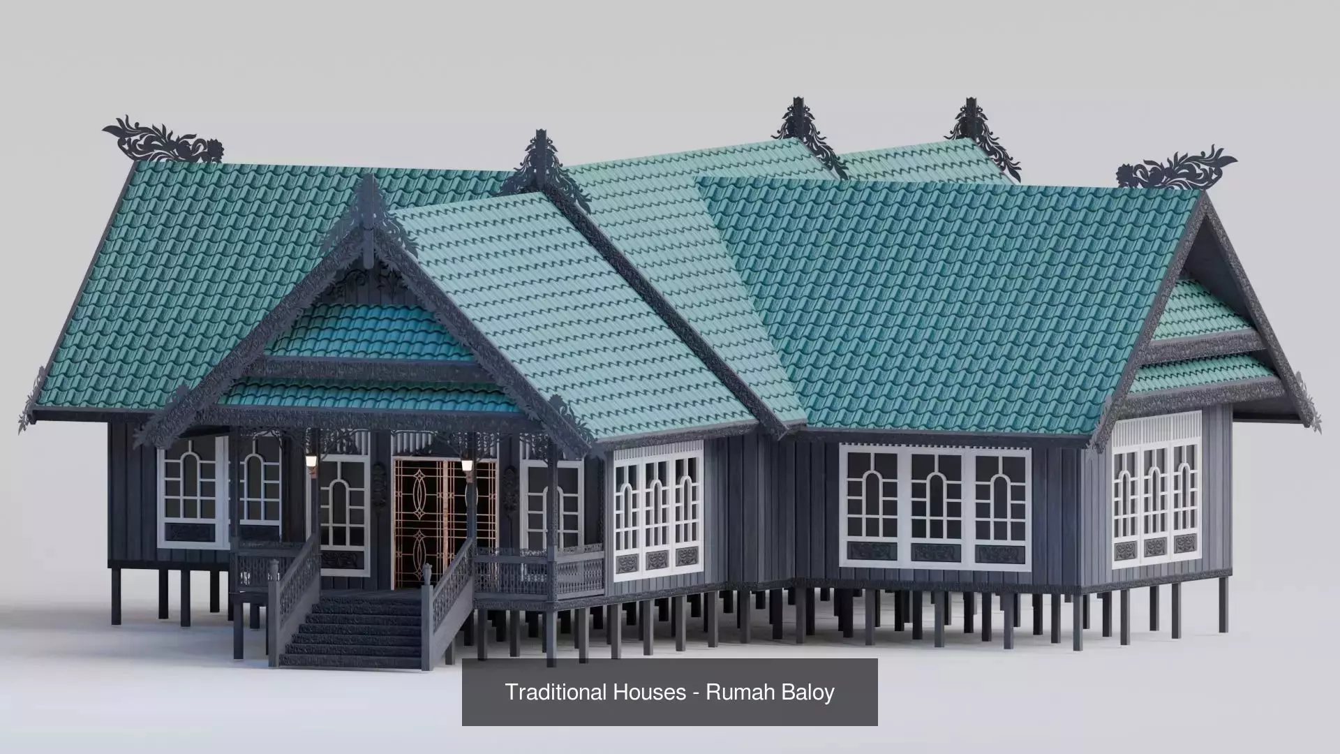Traditional Houses - Bundle Edition 3D Model Collection_5