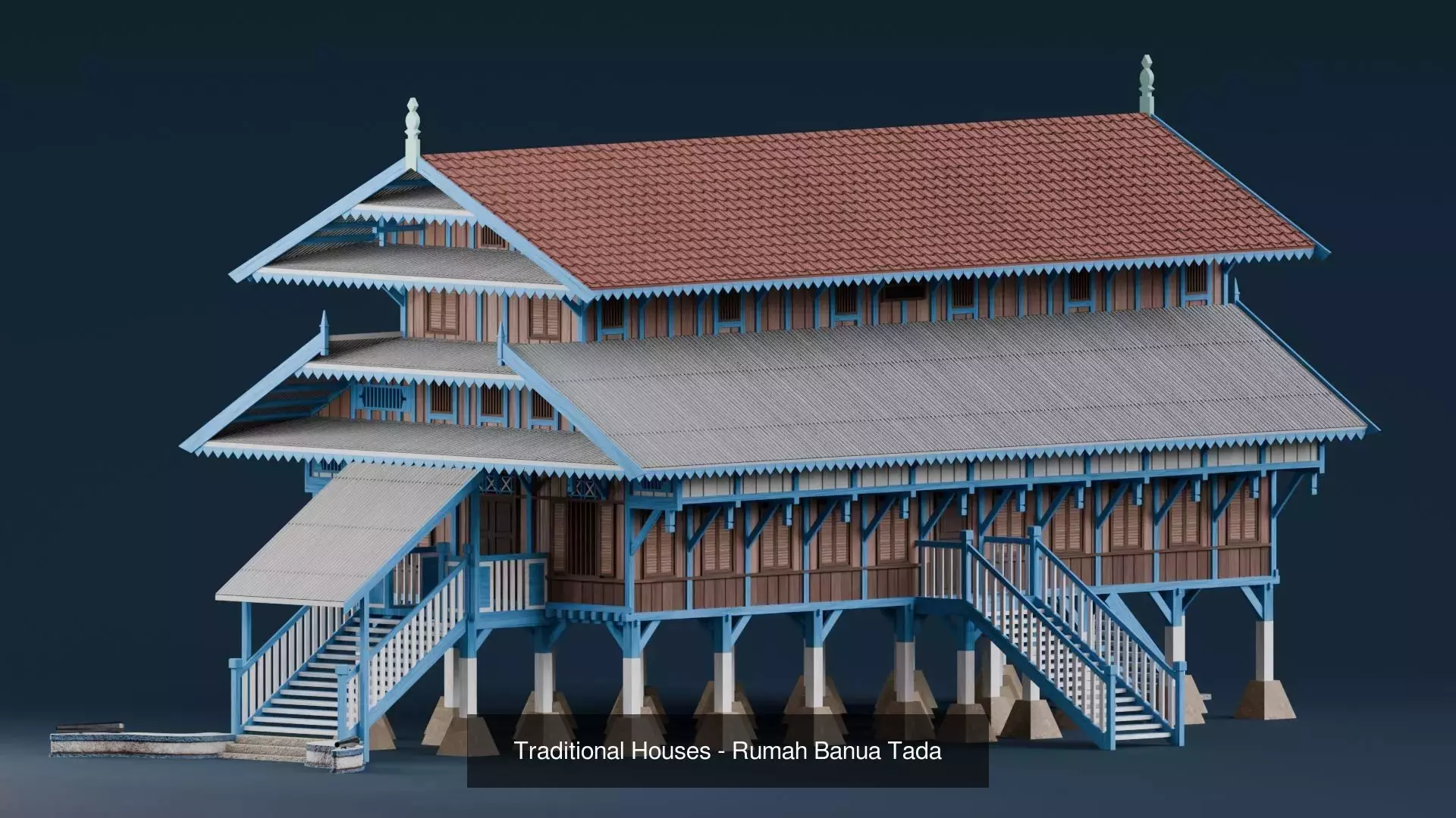 Traditional Houses - Bundle Edition 3D Model Collection_7