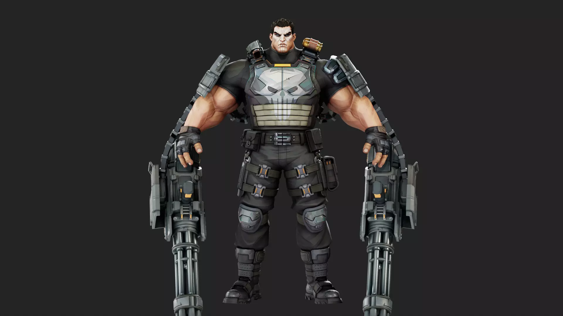 Punisher 3D model_1