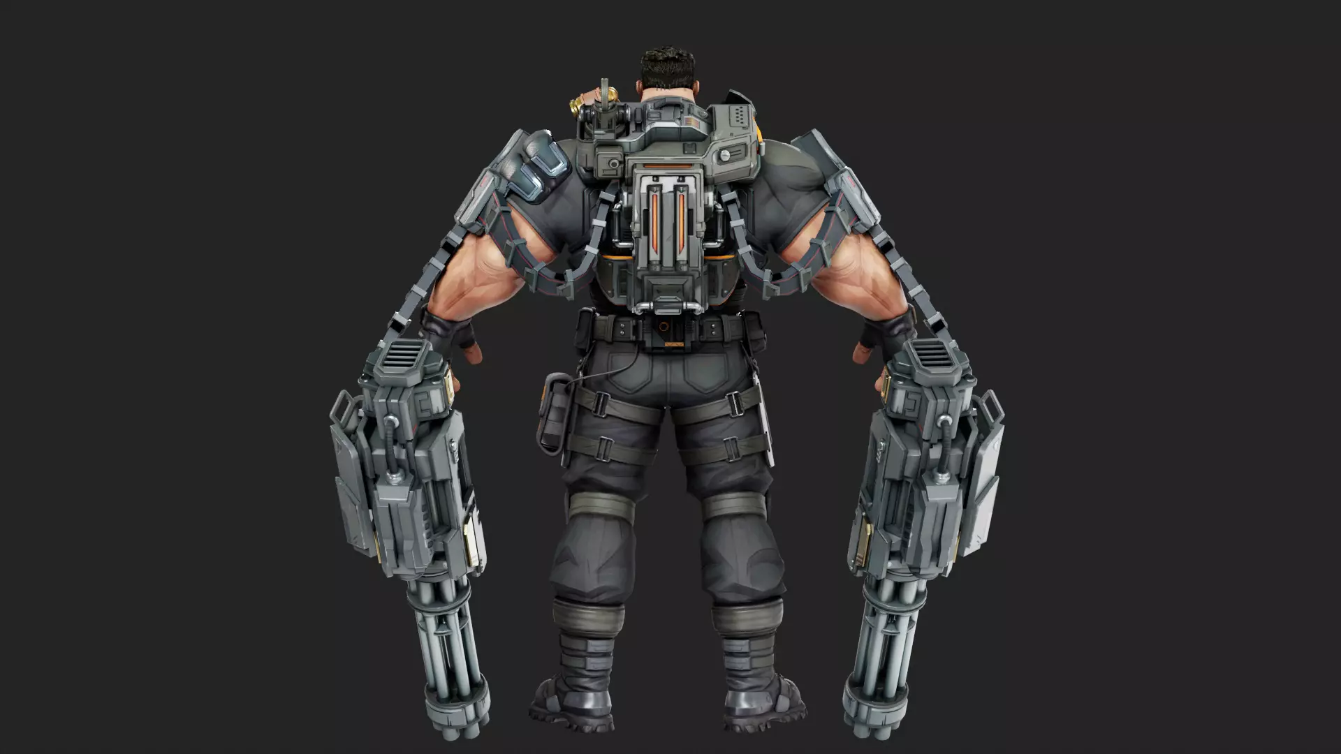 Punisher 3D model_2