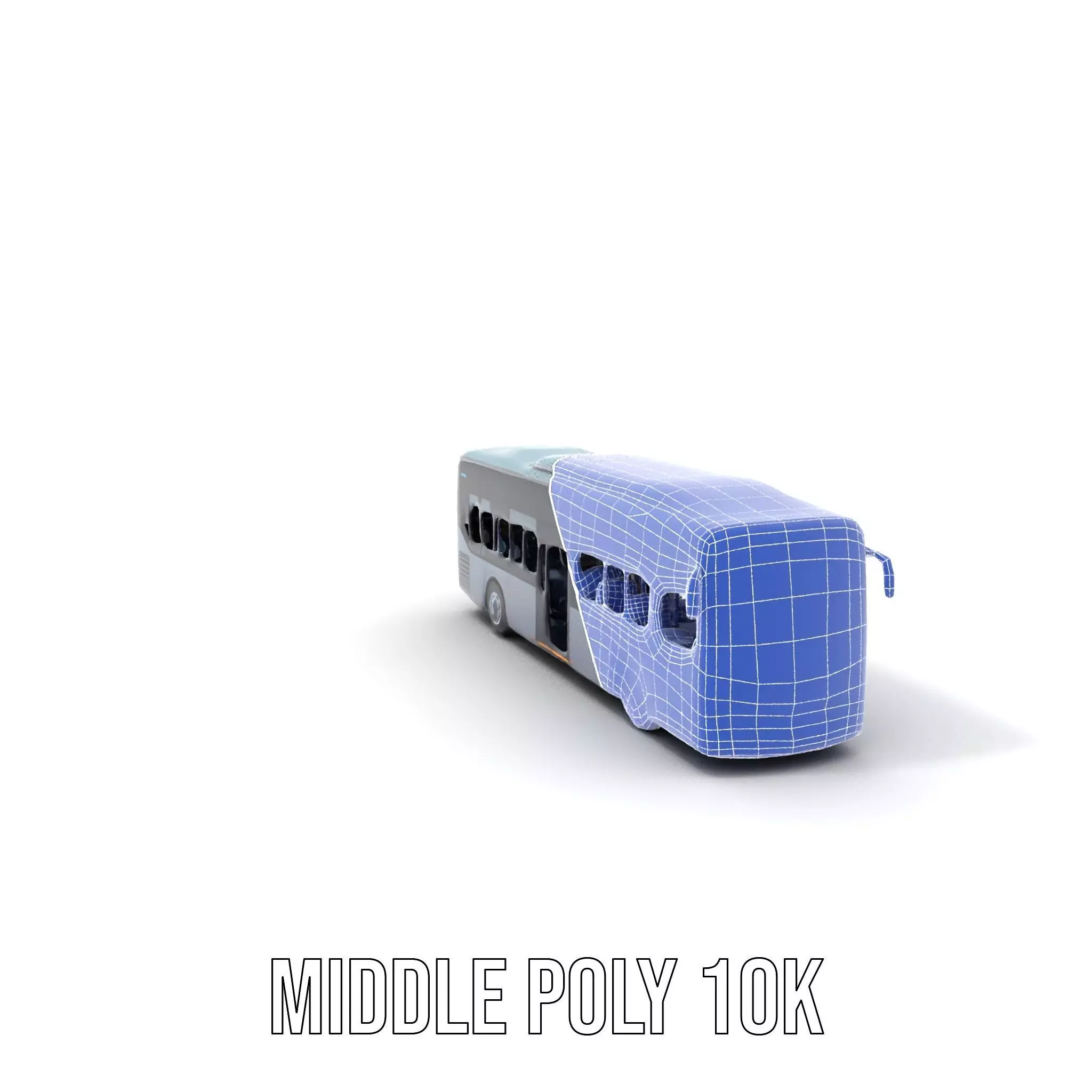 Sleek Urban Bus model pack Low-poly 3D model_20