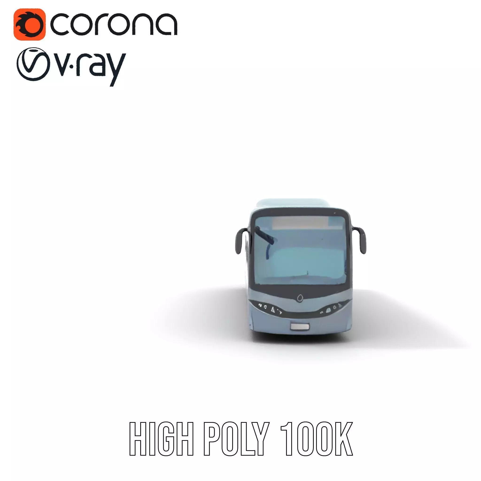 Sleek Urban Bus model pack Low-poly 3D model_32