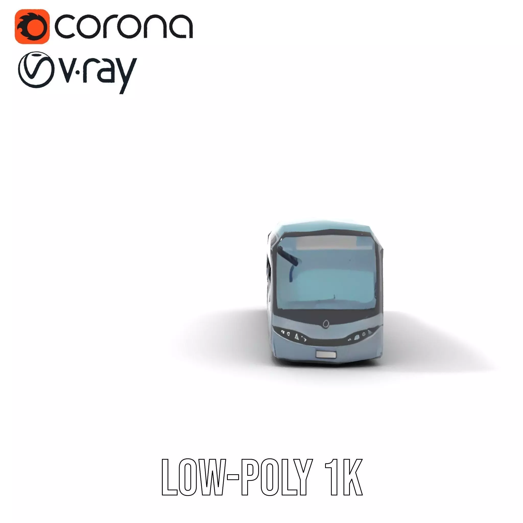 Sleek Urban Bus model pack Low-poly 3D model_19