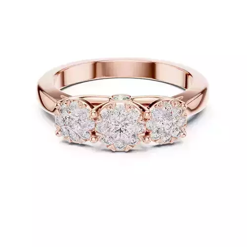 Round Cut Diamond Engagement Wedding Ring 3DM STL Video