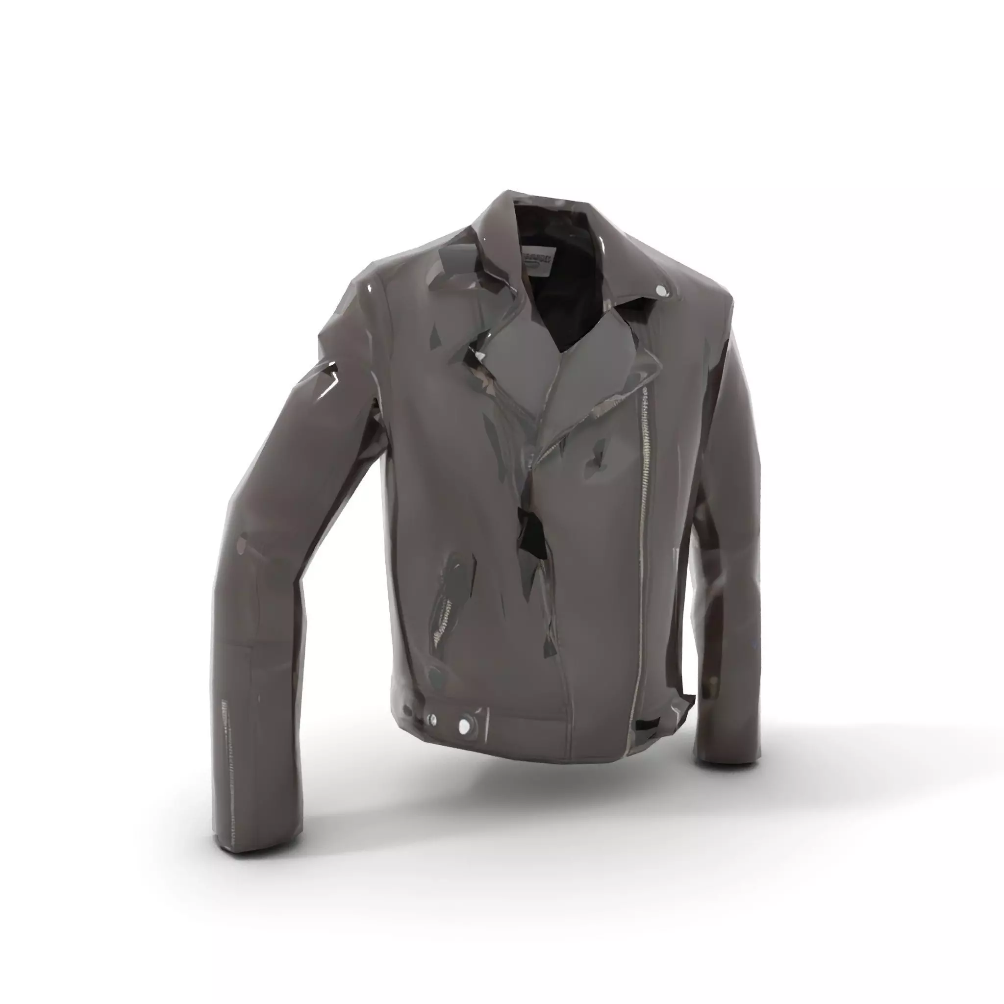 Classic Leather Jacket model pack Low-poly 3D model_25