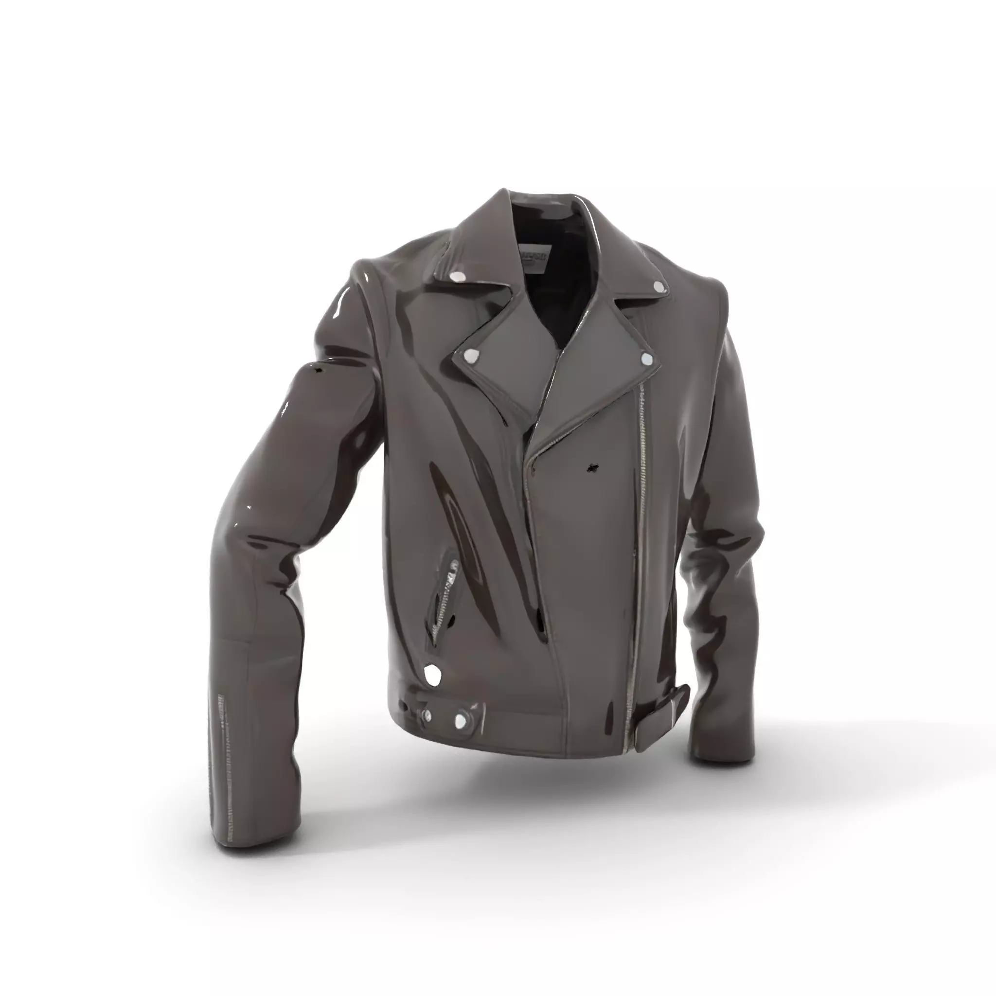Classic Leather Jacket model pack Low-poly 3D model_0