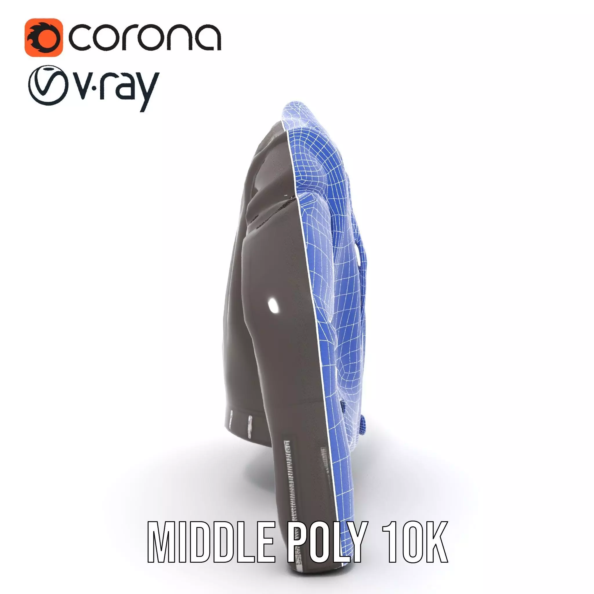 Classic Leather Jacket model pack Low-poly 3D model_16