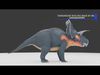 Lokiceratops Low-poly 3D model_1