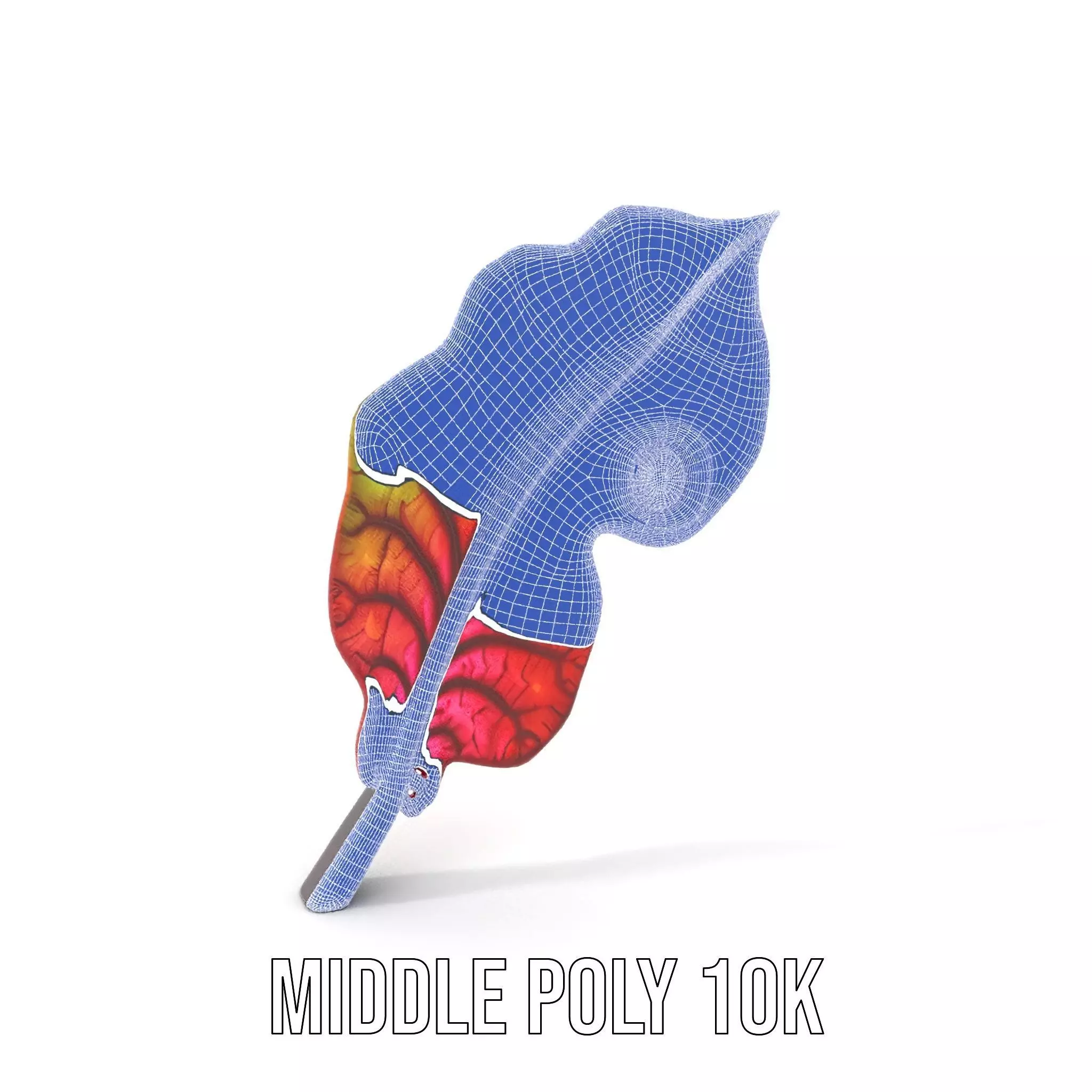 Vibrant Leaf Texture model pack Low-poly 3D model_19