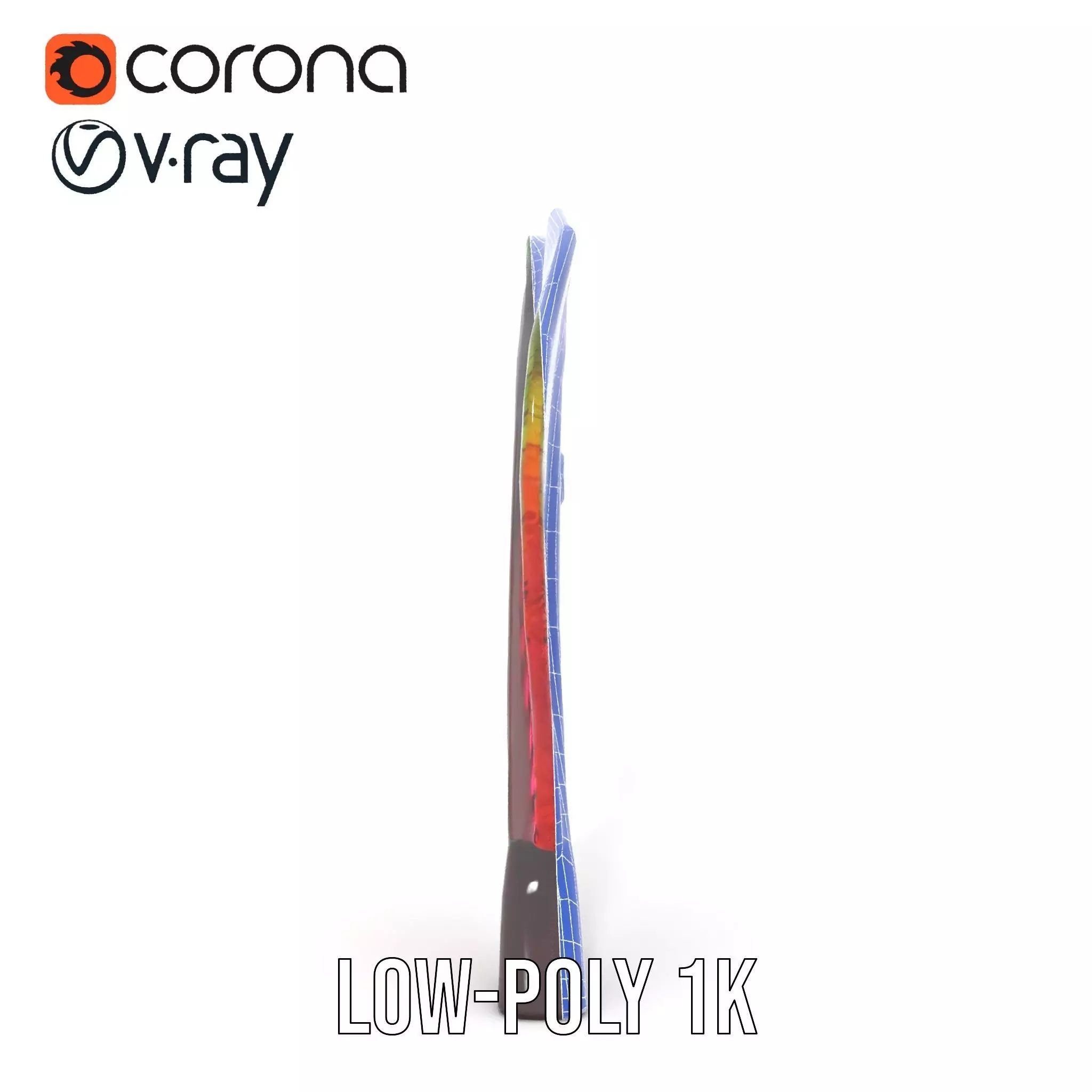 Vibrant Leaf Texture model pack Low-poly 3D model_25