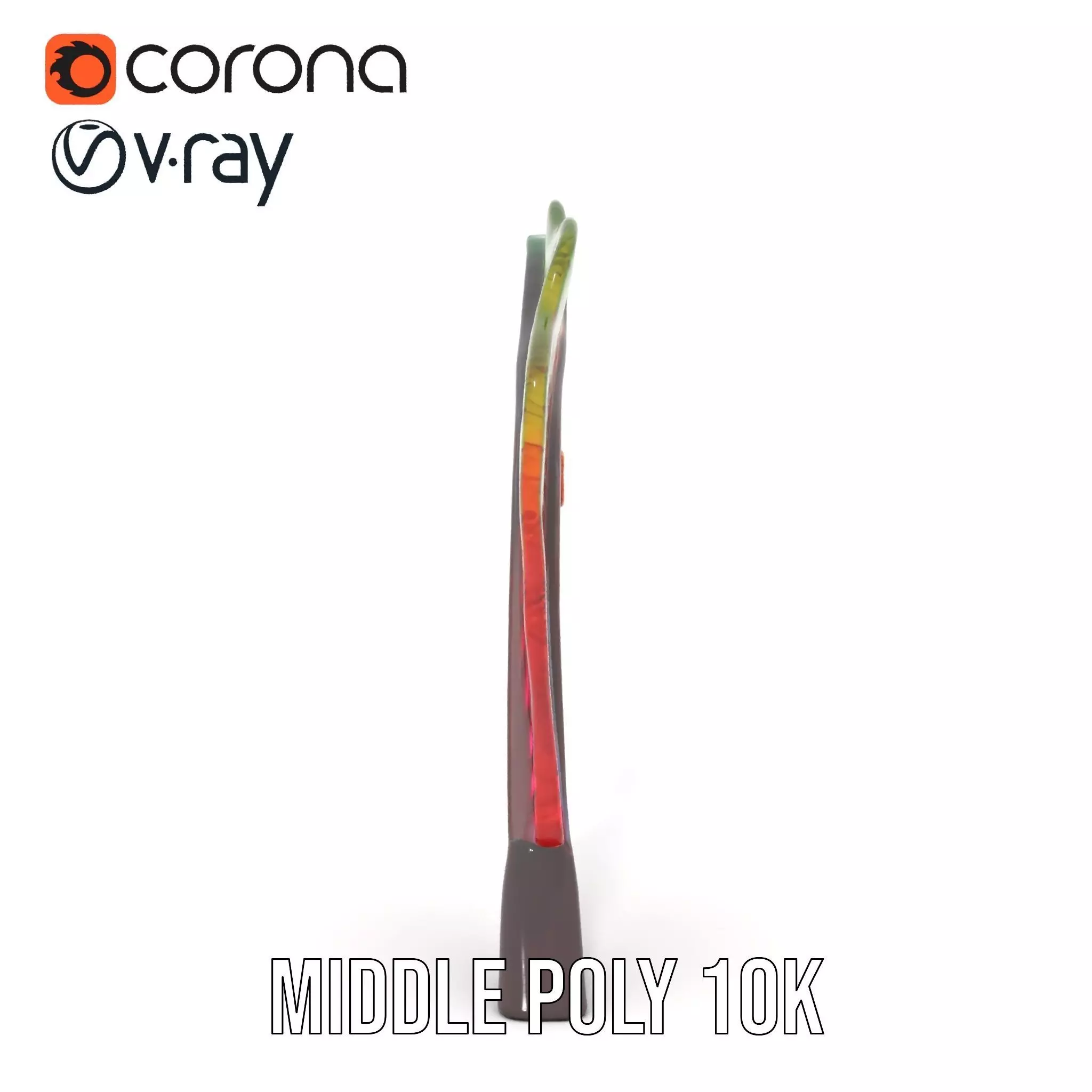 Vibrant Leaf Texture model pack Low-poly 3D model_16