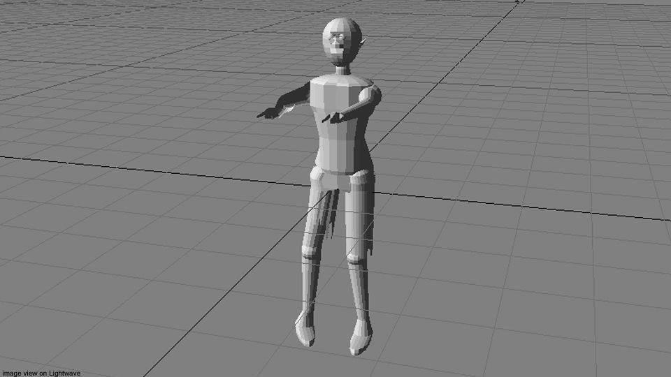 Horror Character - zombie 3D model_4