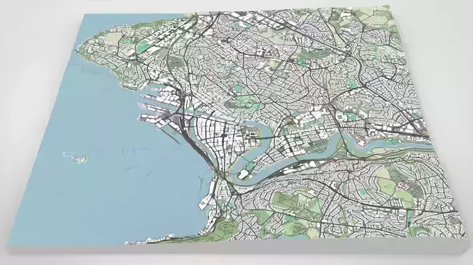 Cityscape Trondheim Norway 