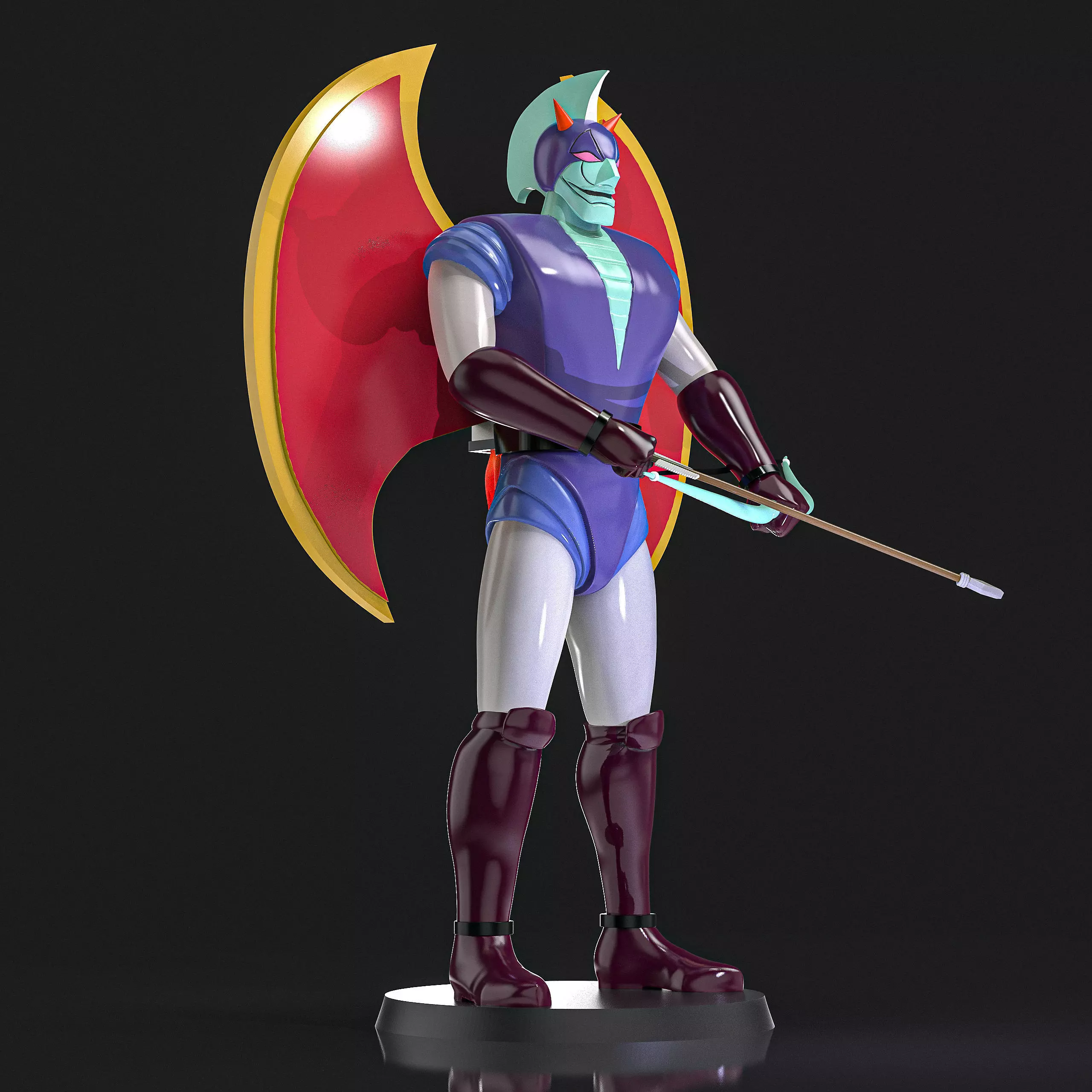 Archerian J5 Mazinger Z 3D print model_2