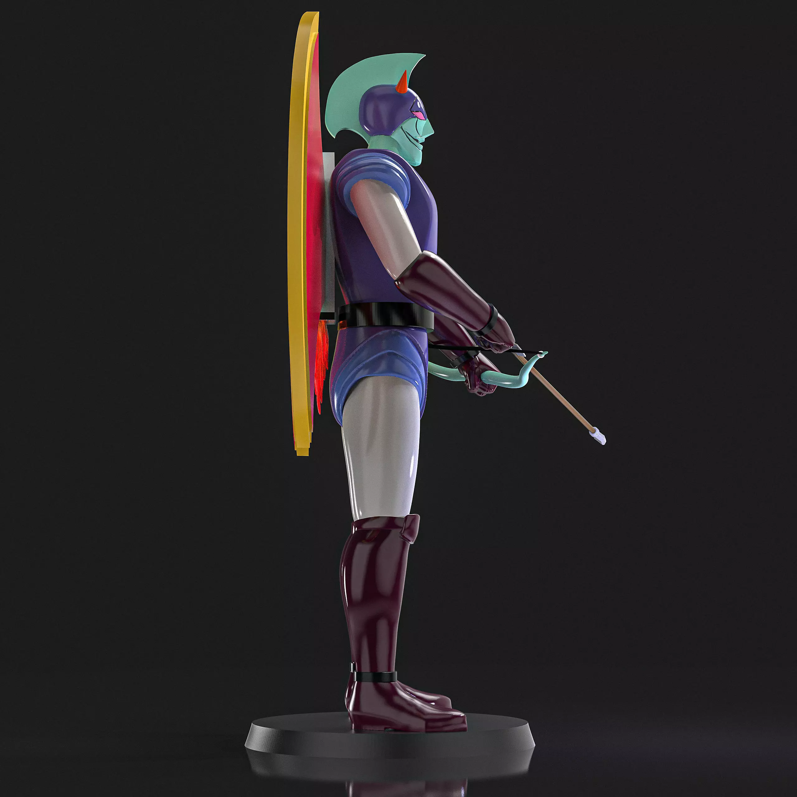 Archerian J5 Mazinger Z 3D print model_7