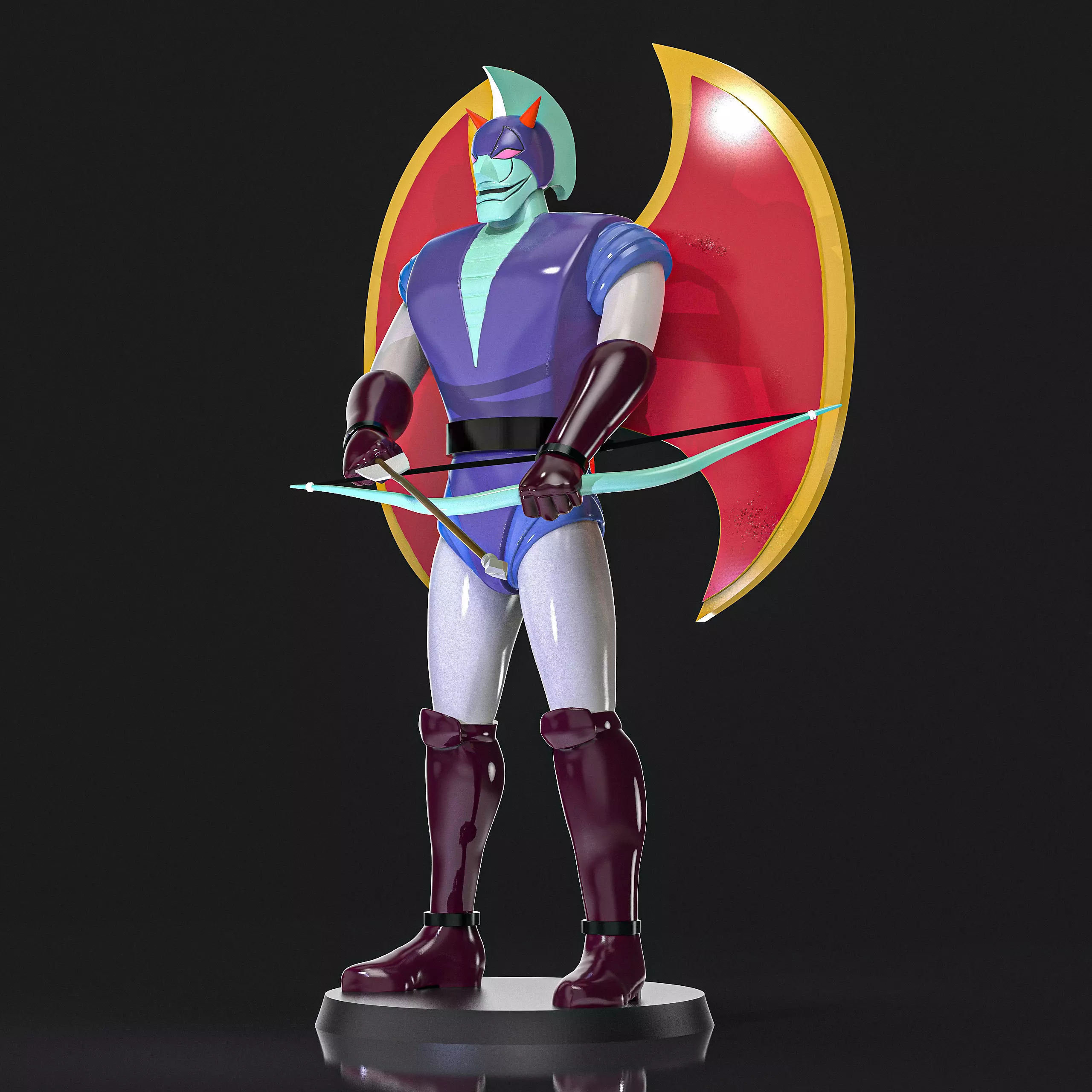 Archerian J5 Mazinger Z 3D print model_3