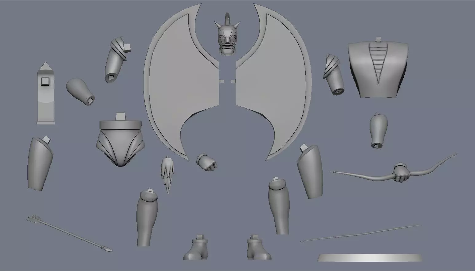 Archerian J5 Mazinger Z 3D print model_8