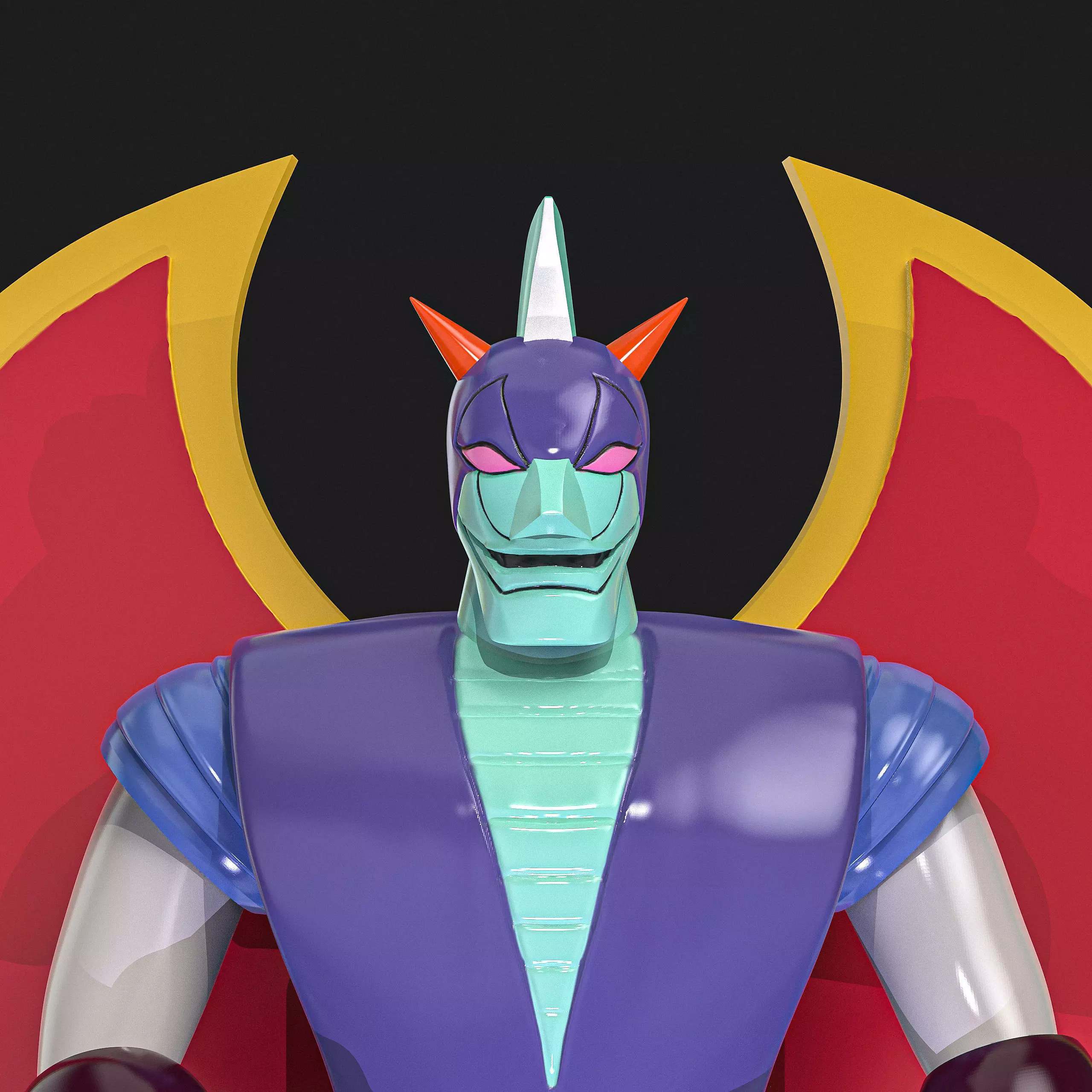 Archerian J5 Mazinger Z 3D print model_6