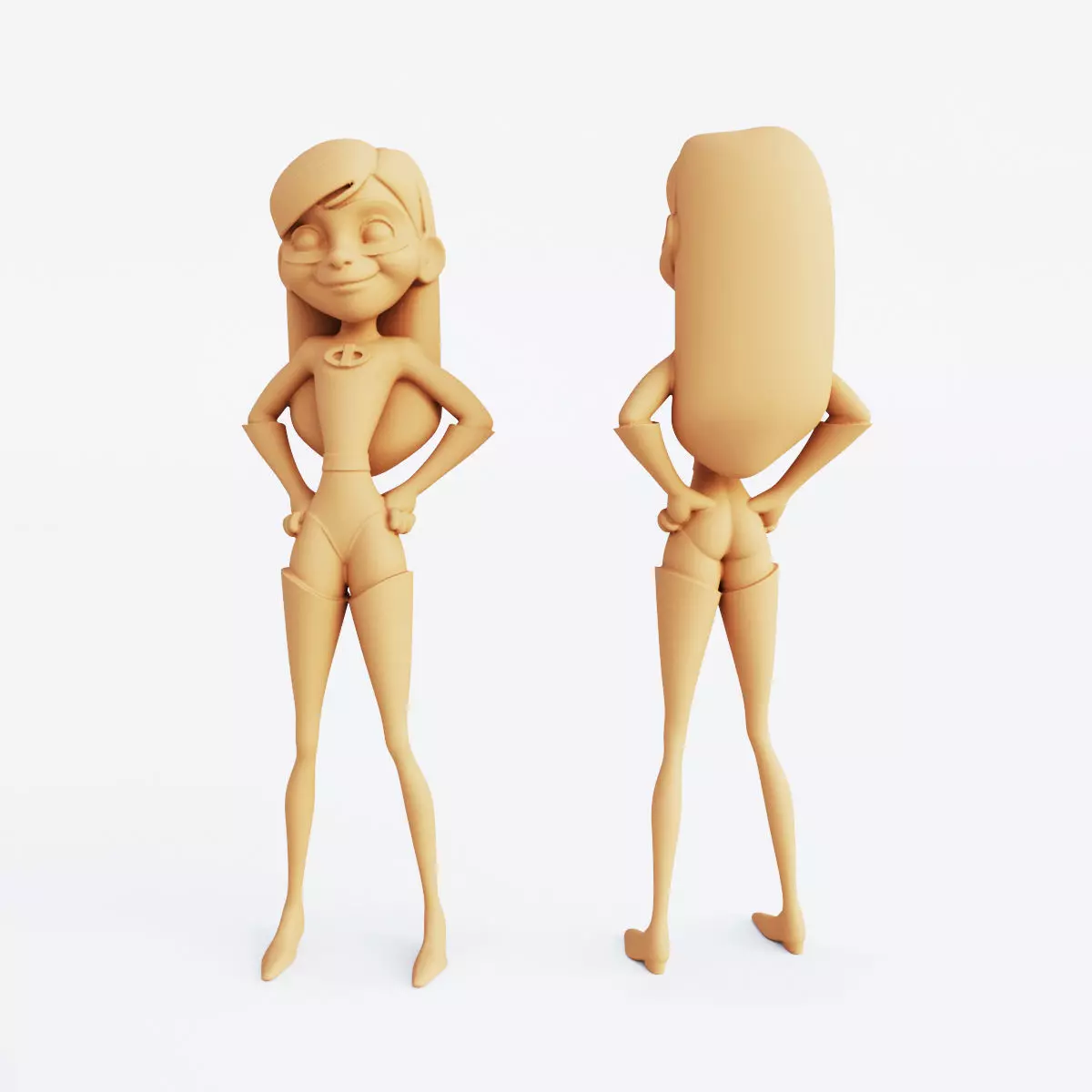 3D Printable Super Family Figurine Set  3D print model_5