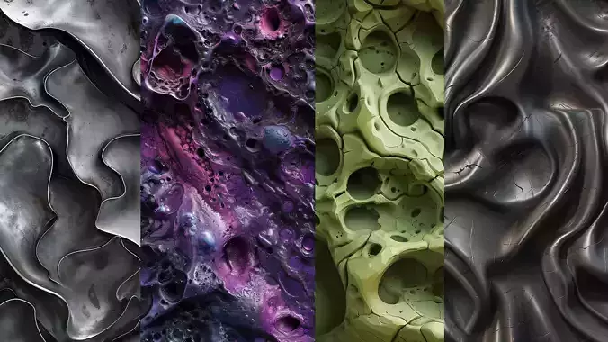 Beksinski Haunting Textures for ZBrush Vol 6  