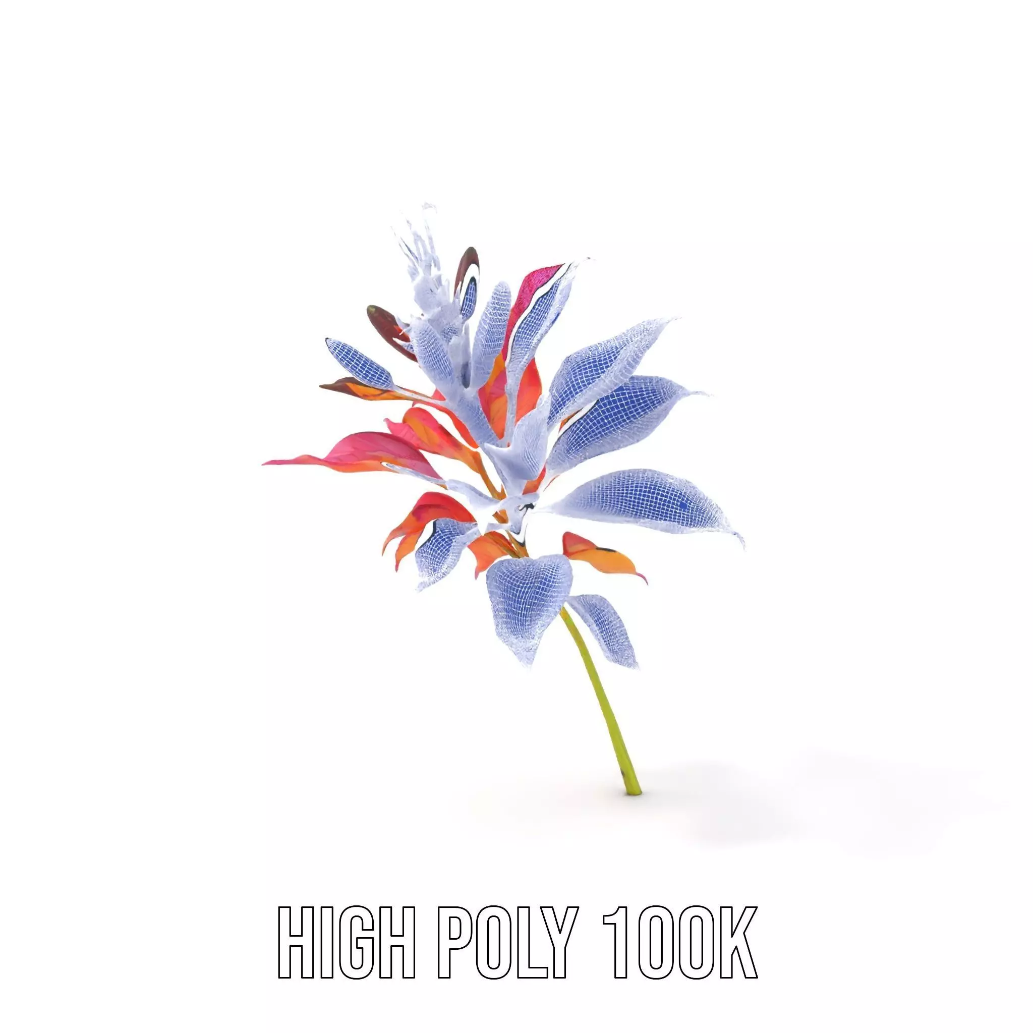 Vibrant Floral Arrangement model pack Low-poly 3D model_5