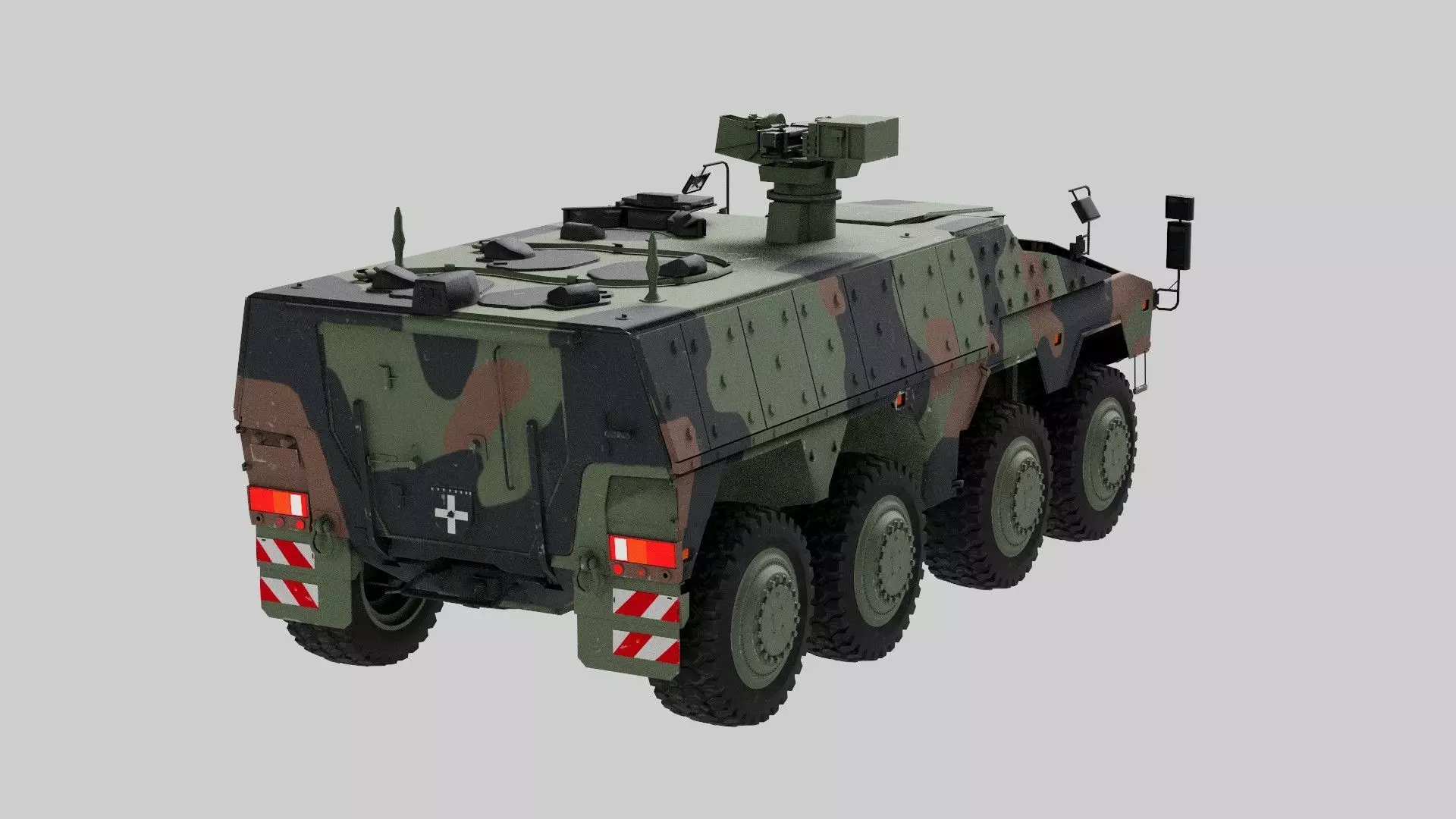 Boxer GTK Carrier Low-poly 3D model_12