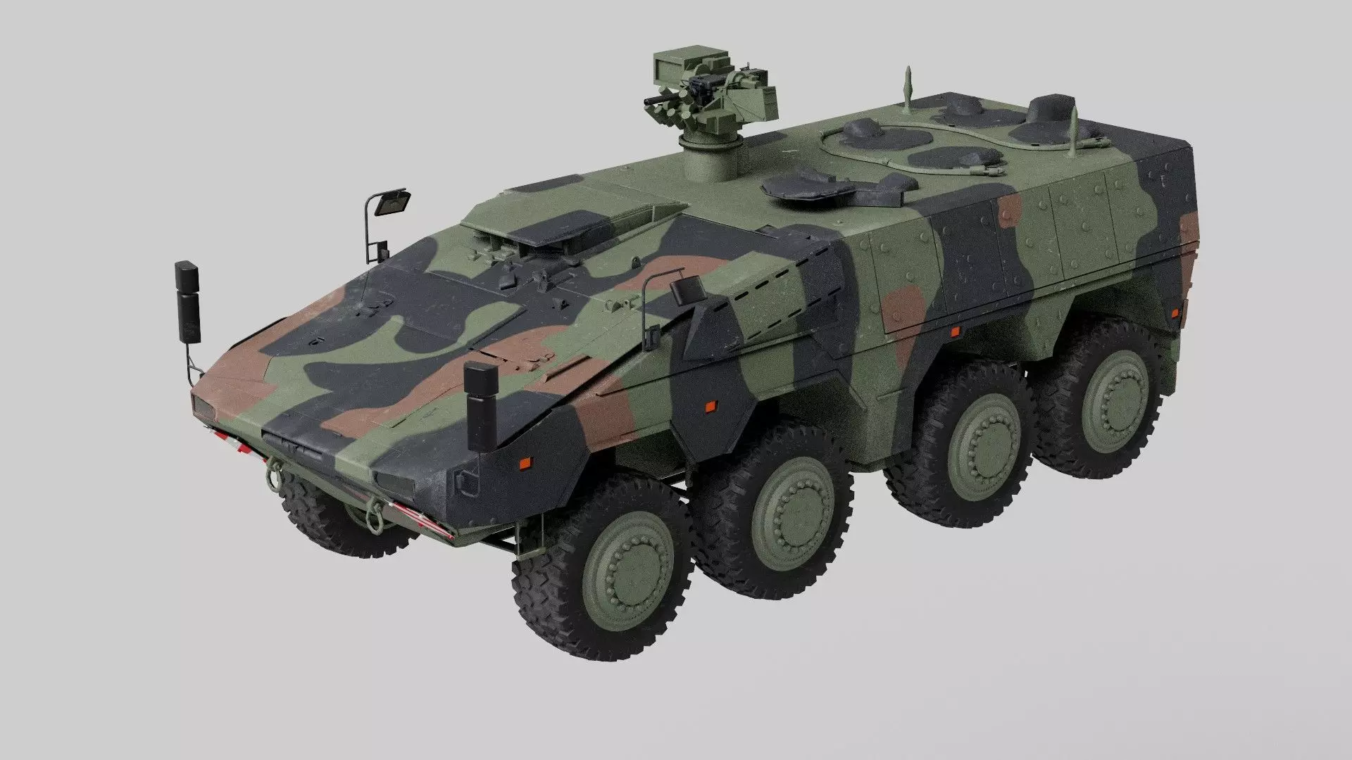 Boxer GTK Carrier Low-poly 3D model_0