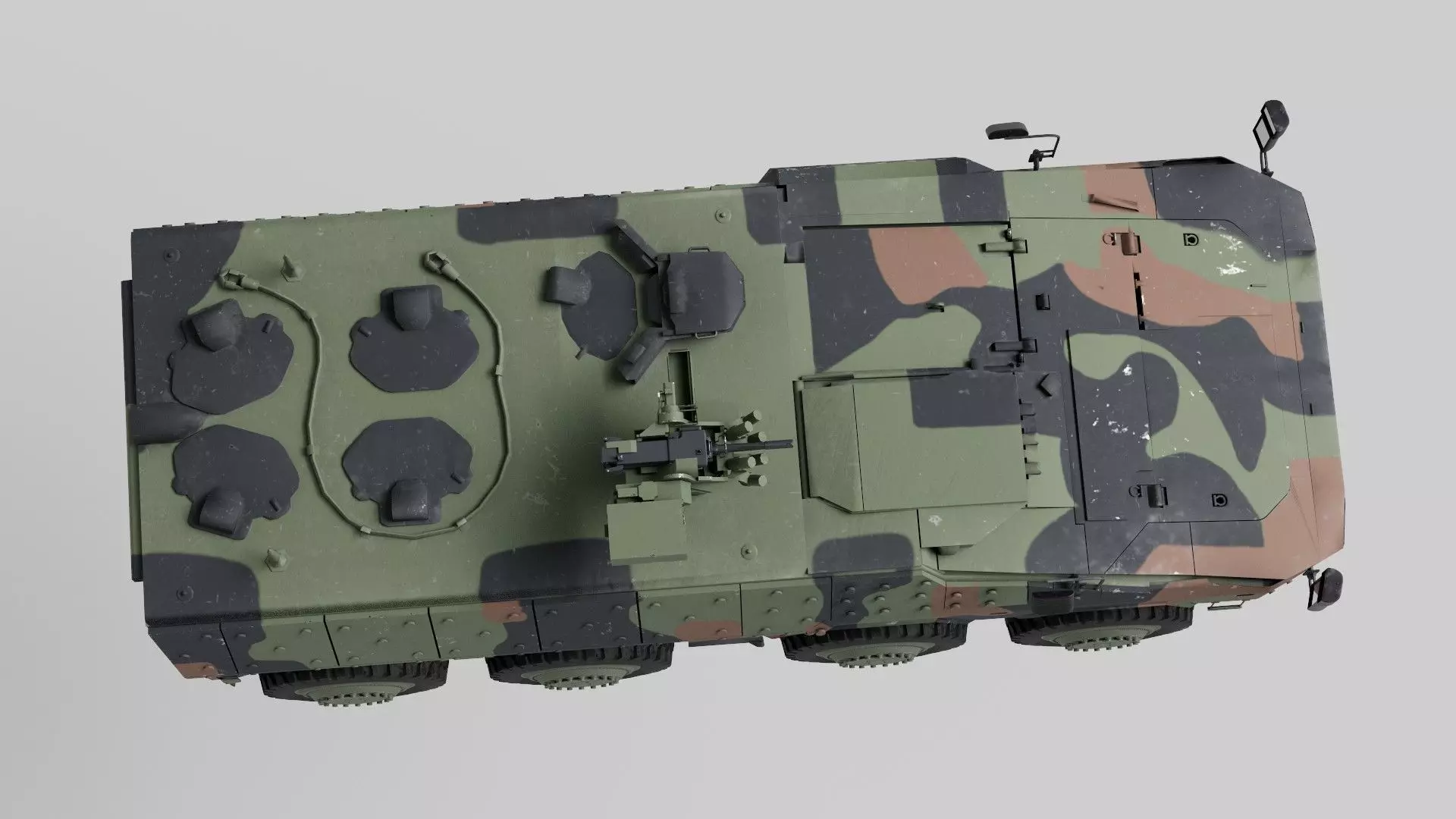 Boxer GTK Carrier Low-poly 3D model_9