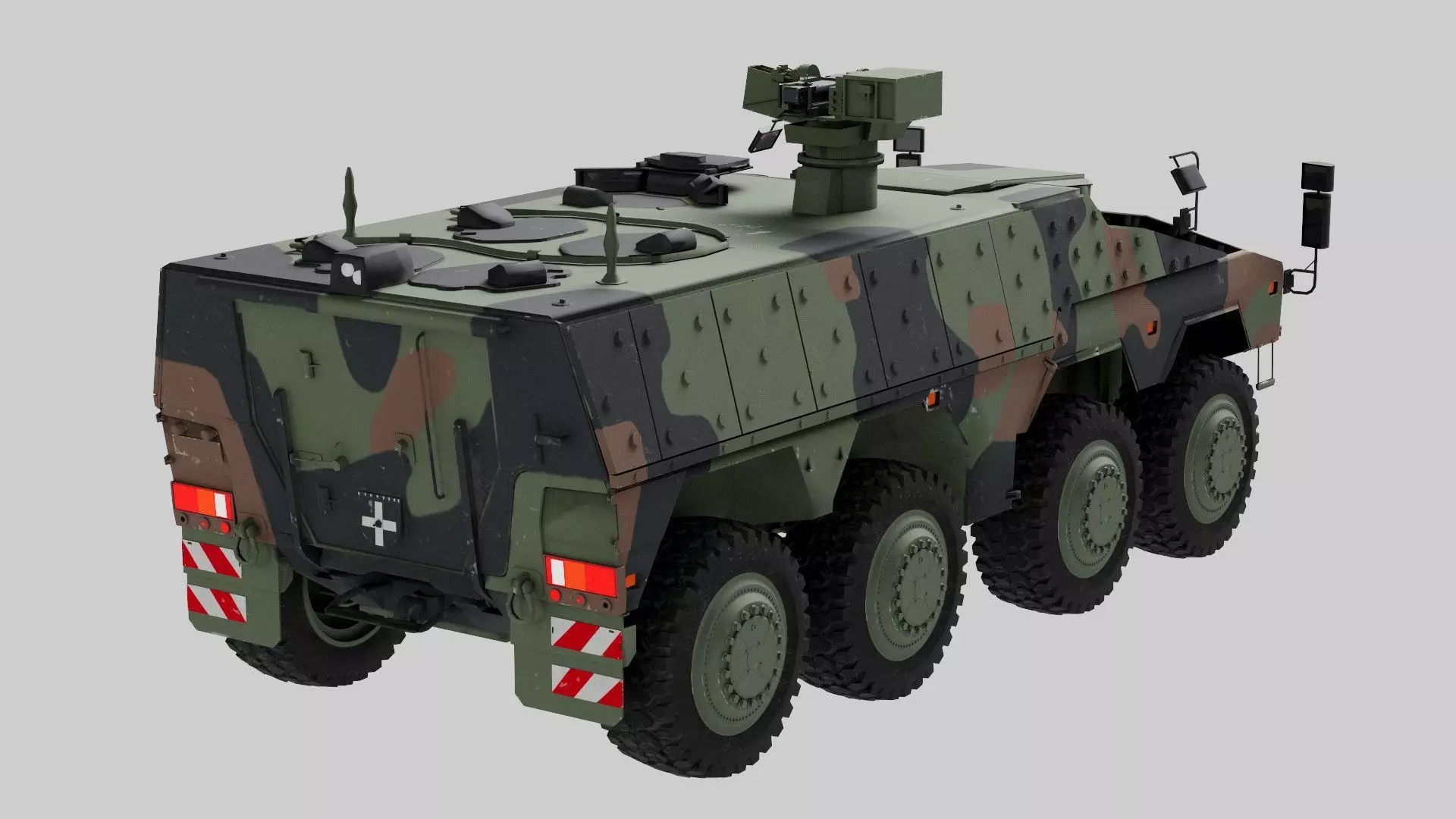 Boxer GTK Carrier Low-poly 3D model_5